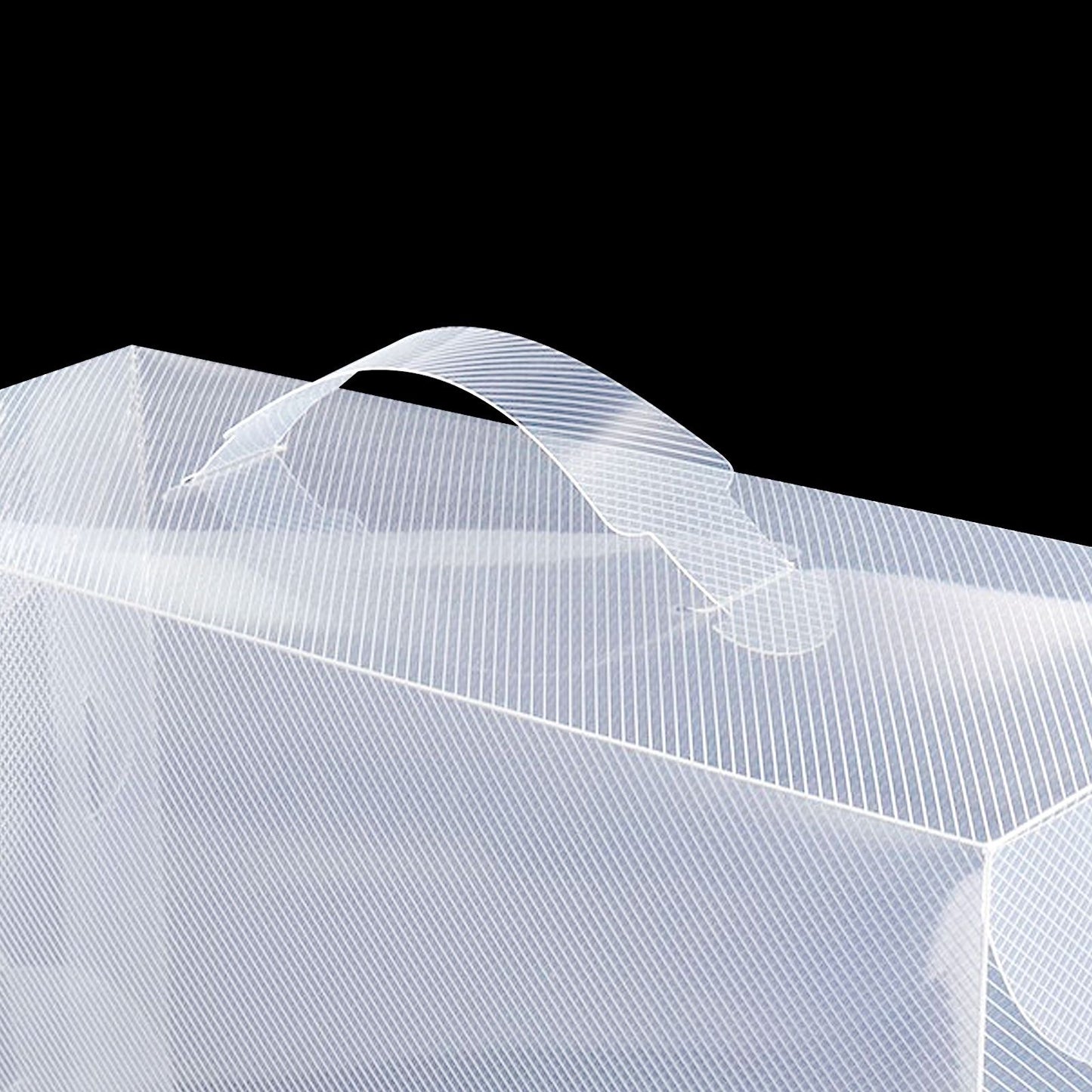 20 Pack Clear Shoe Storage Boxes, Foldable Stackable Organizer Cases V1188-MS-617-080