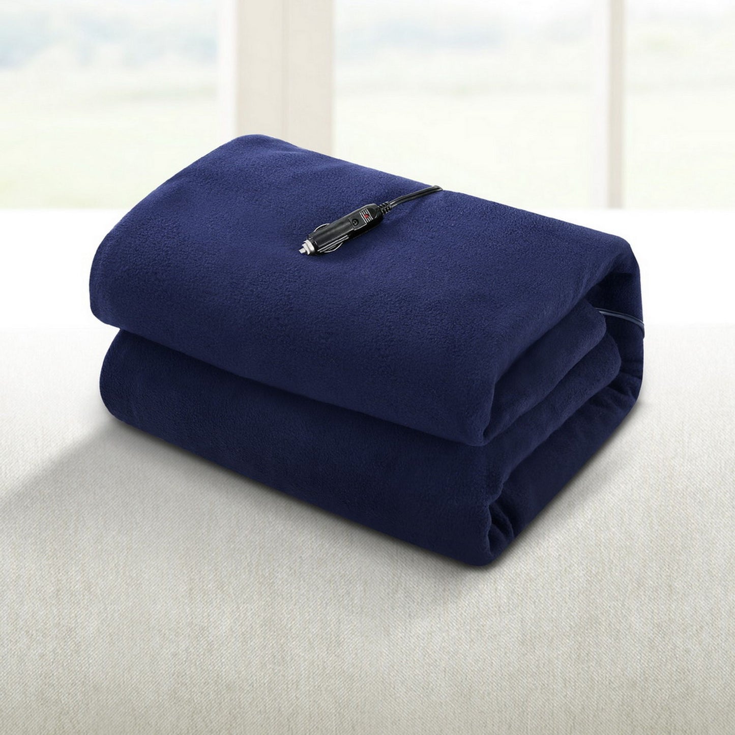 12V Heated Car Blanket for Travel and Camping, Electric Throw Rug V1188-MS-617-089