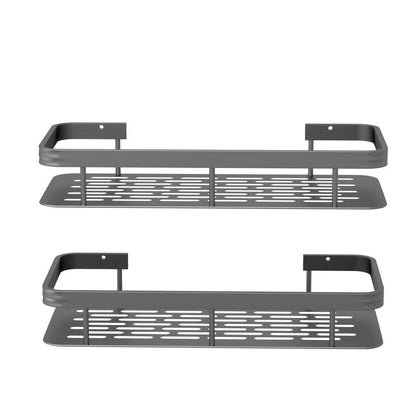 2 Pack Bathroom Wall Shelf Storage Racks, 30 x 13 x 5 cm, Black V1188-MS-617-091