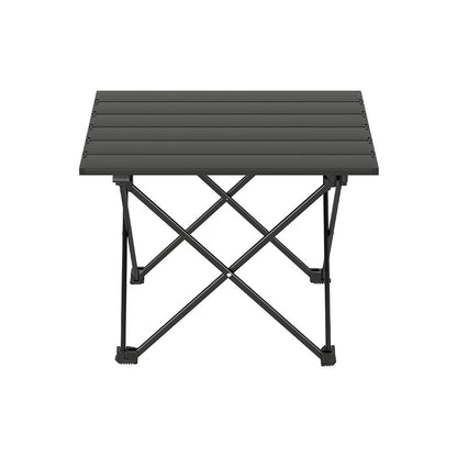 Folding Camping Table 40 cm, Roll-Up Aluminum Picnic BBQ Outdoor Table V1188-MS-617-092