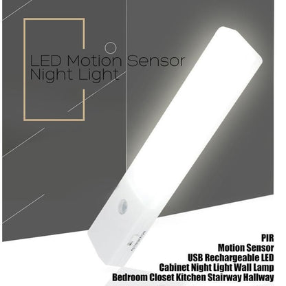 EL608 Rechargeable LED Night Light, Infrared Motion Sensor Wall Lamp, Cool White V1188-MS-617-098