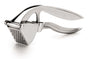 2-in-1 Garlic Press and Cherry Olive Pitter, Heavy Duty Stainless Steel Kitchen Tool V1188-MS-617-102