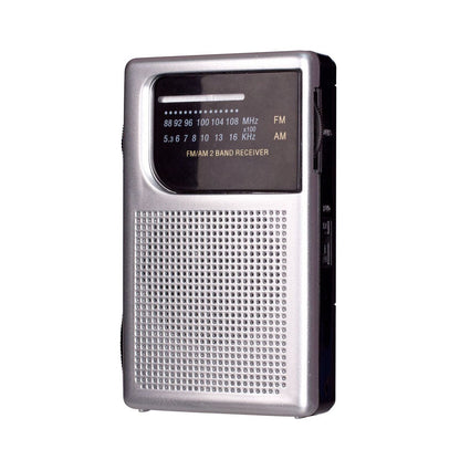 AM/FM Pocket Radio with Built-In Speaker and Earphone Socket V1188-MS-617-109