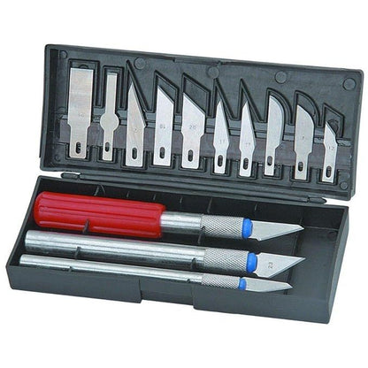13-Piece Precision Hobby Knife Set, Multi-Function Craft and Exacto Style Cutting Tools V1188-MS-617-112