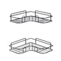 2 Pack Bathroom Corner Shelf Storage Racks V1188-MS-617-114
