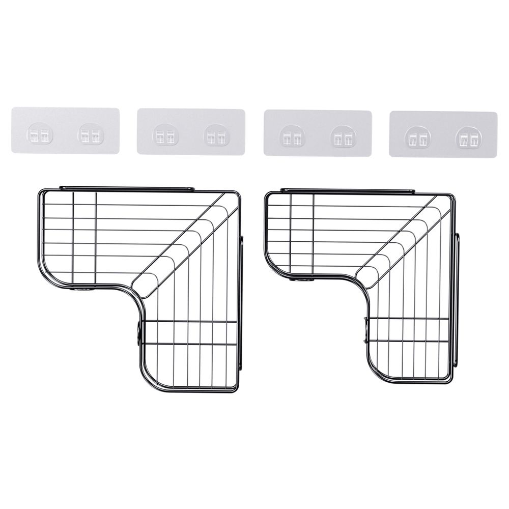 2 Pack Bathroom Corner Shelf Storage Racks V1188-MS-617-114