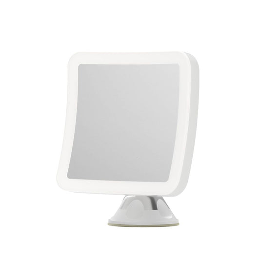 10X Magnifying Makeup Mirror with LED Light, Rotating Cordless Suction Cup Mirror V1188-MS-617-124