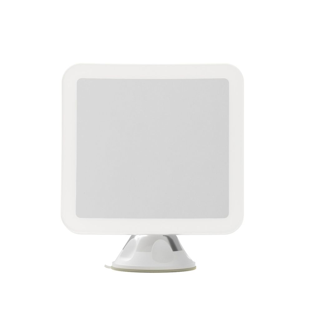 10X Magnifying Makeup Mirror with LED Light, Rotating Cordless Suction Cup Mirror V1188-MS-617-124