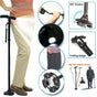 Folding Walking Stick Cane with Adjustable Height and LED Light Support V1188-MS-617-125