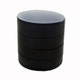 2 Pack Rotating Jewellery Storage Boxes, 4-Layer Dustproof Organizer Cases, Black Nordic Style V1188-MS-617-131