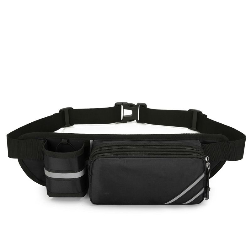 Water-Resistant Running Waist Pack with Bottle Holder, Adjustable Fitness Belt V1188-MS-617-134