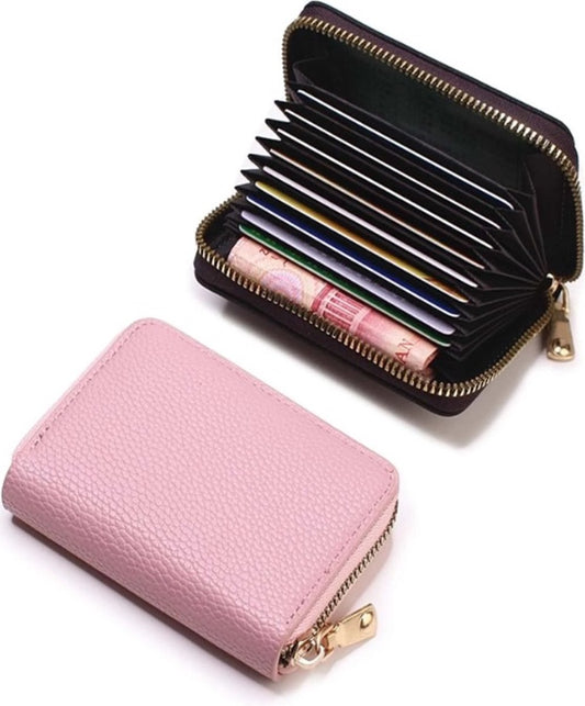 Card Holder with Anti-RFID | Credit Card Holder | With Cash Compartment | Card Holder - Wallet | PU Leather | V1188-MS101-00001-1