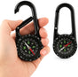 Multifunctional 1-in-1 Compass & Carabiner | Multitool | Belt Clip | Portable | Extra Strong | Survival | V1188-MS101-00003-1