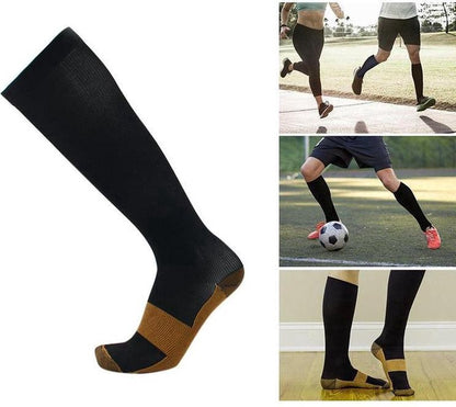 Copper Compression Stockings | Compression Socks | Support Stockings | Sports Socks II Airplane Socks | Size V1188-MS101-00006-1