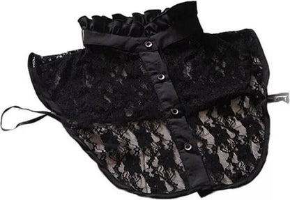 Chic Detachable Collar - Black with Lace - Women/Kids V1188-MS101-00015-1