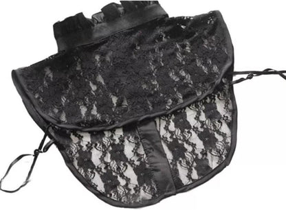 Chic Detachable Collar - Black with Lace - Women/Kids V1188-MS101-00015-1