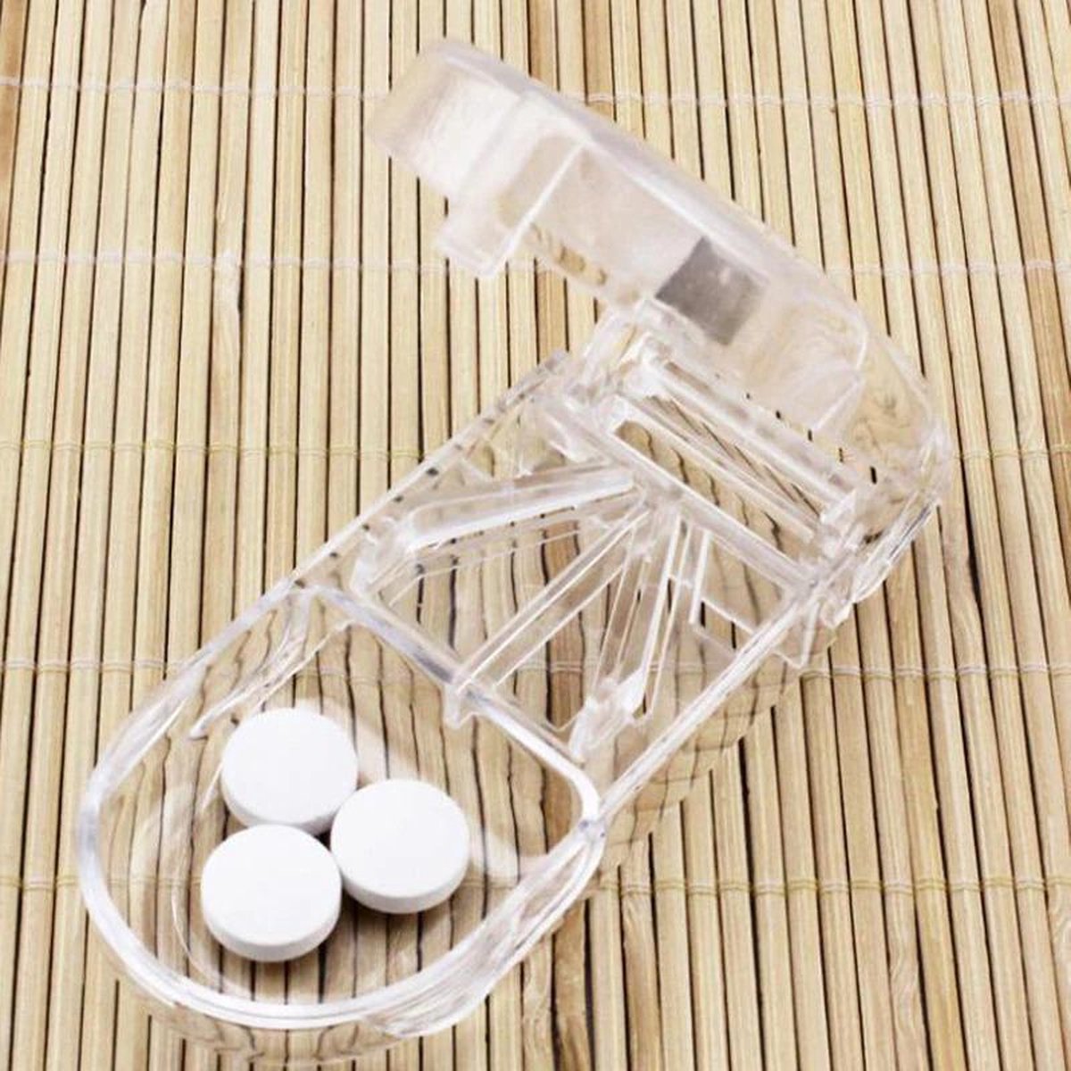 Pill Cutter | Pill Cutter | Pill Box | Pill Storage Box | Medicine Box | Transparent V1188-MS101-00020-1