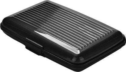 Aluminum Card Holder | Card Holder | Aluminum Wallet | Wallet | Card Holder | Black V1188-MS101-00028-1
