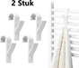 2x Towel Hook | Radiator Hook | Clothes Hook for Radiator | Towel Holder for Heated Seatbelt | White V1188-MS101-00032-1