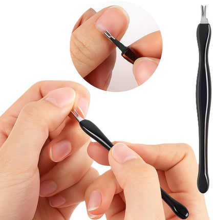 Cuticle Remover & Cuticle Pusher in 1 | Cuticle Cutter | Cuticle Remover | Cuticle Clipper | Cuticle Pusher | V1188-MS101-00034-1