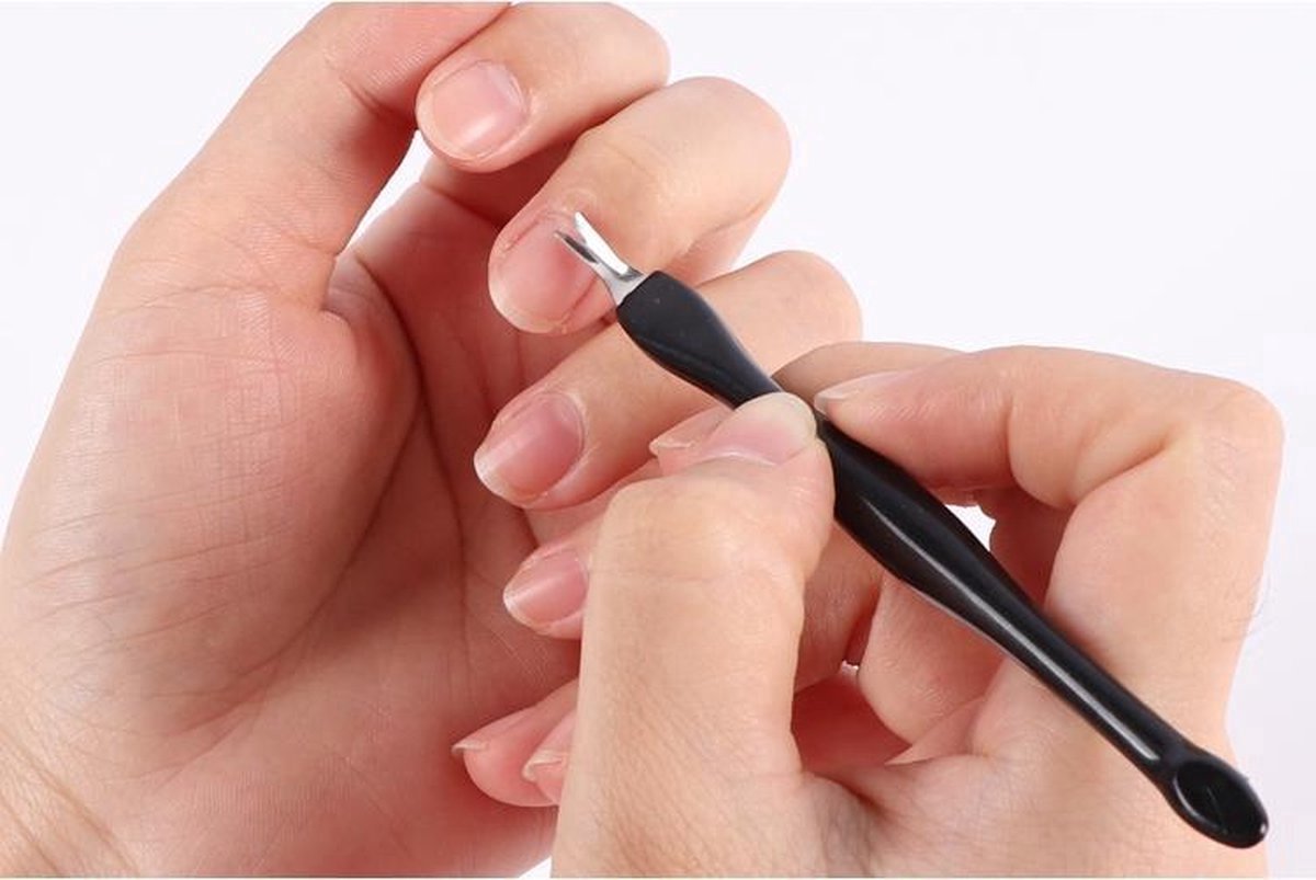 Cuticle Remover & Cuticle Pusher in 1 | Cuticle Cutter | Cuticle Remover | Cuticle Clipper | Cuticle Pusher | V1188-MS101-00034-1