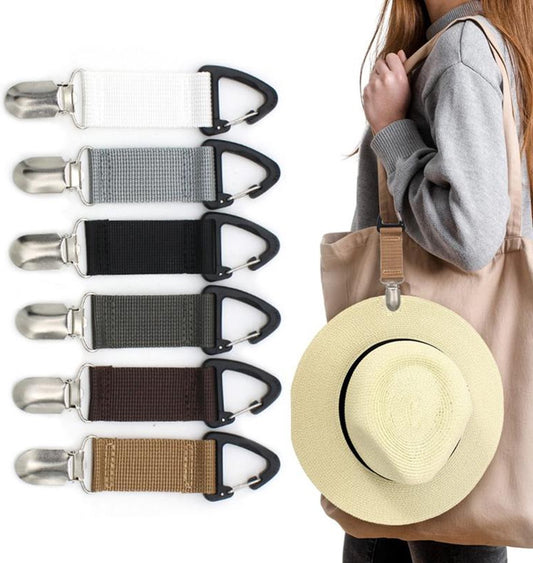 Hat Clip | Clothing Clip | Bag Charm | Bag Charm | Accessory Clip | White V1188-MS101-00040-1