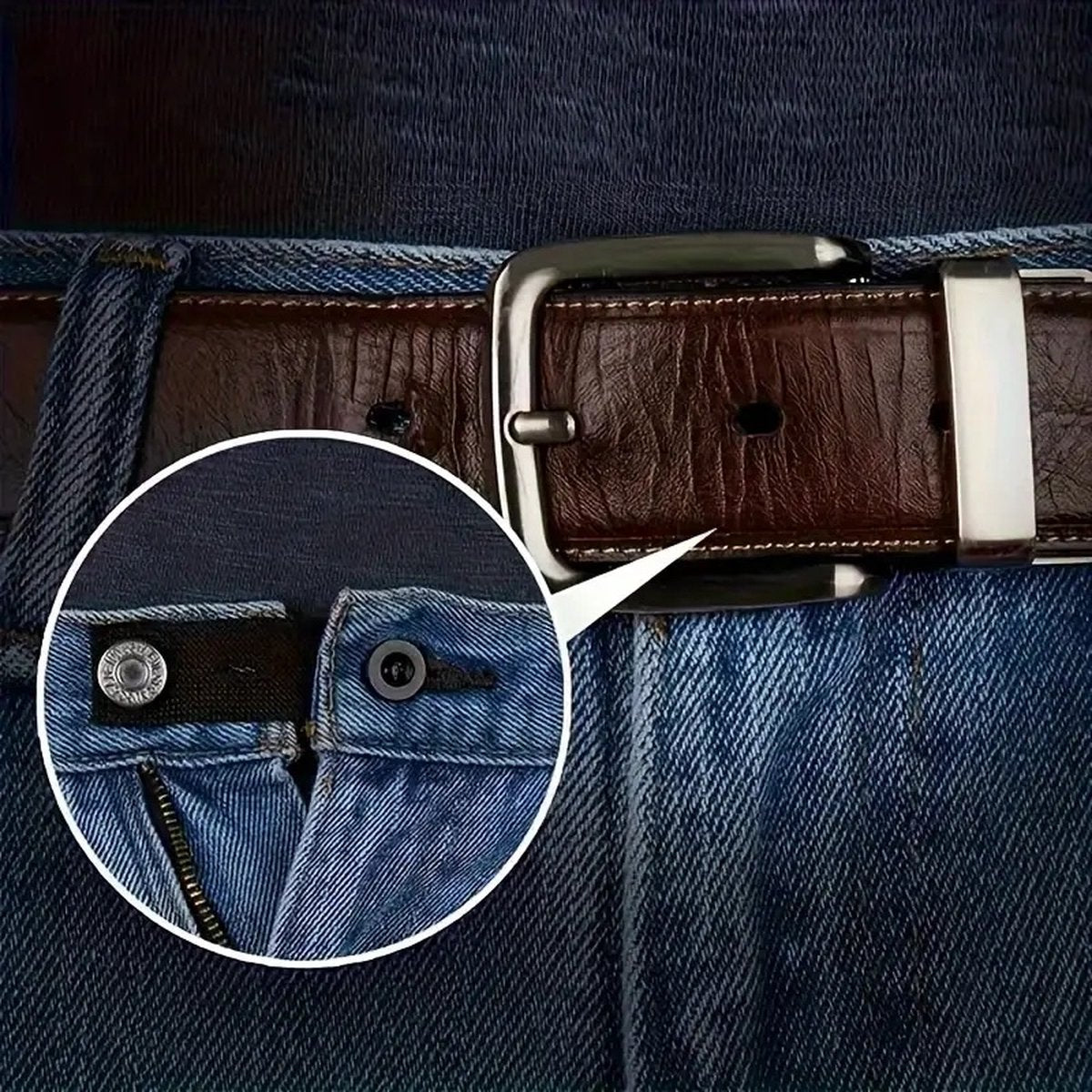 Pieces Trouser Extender | Trouser Size Extender | Maternity Trouser Extender | Elastic Belt Extender | V1188-MS101-00054-1