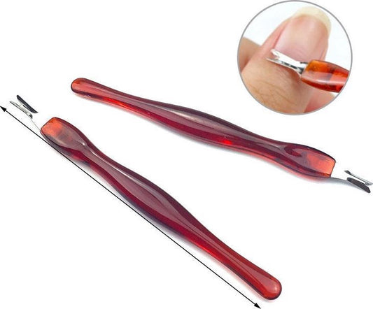 Cuticle trimmer - Cuticle knife - Nail fork - Brown V1188-MS101-00072-1
