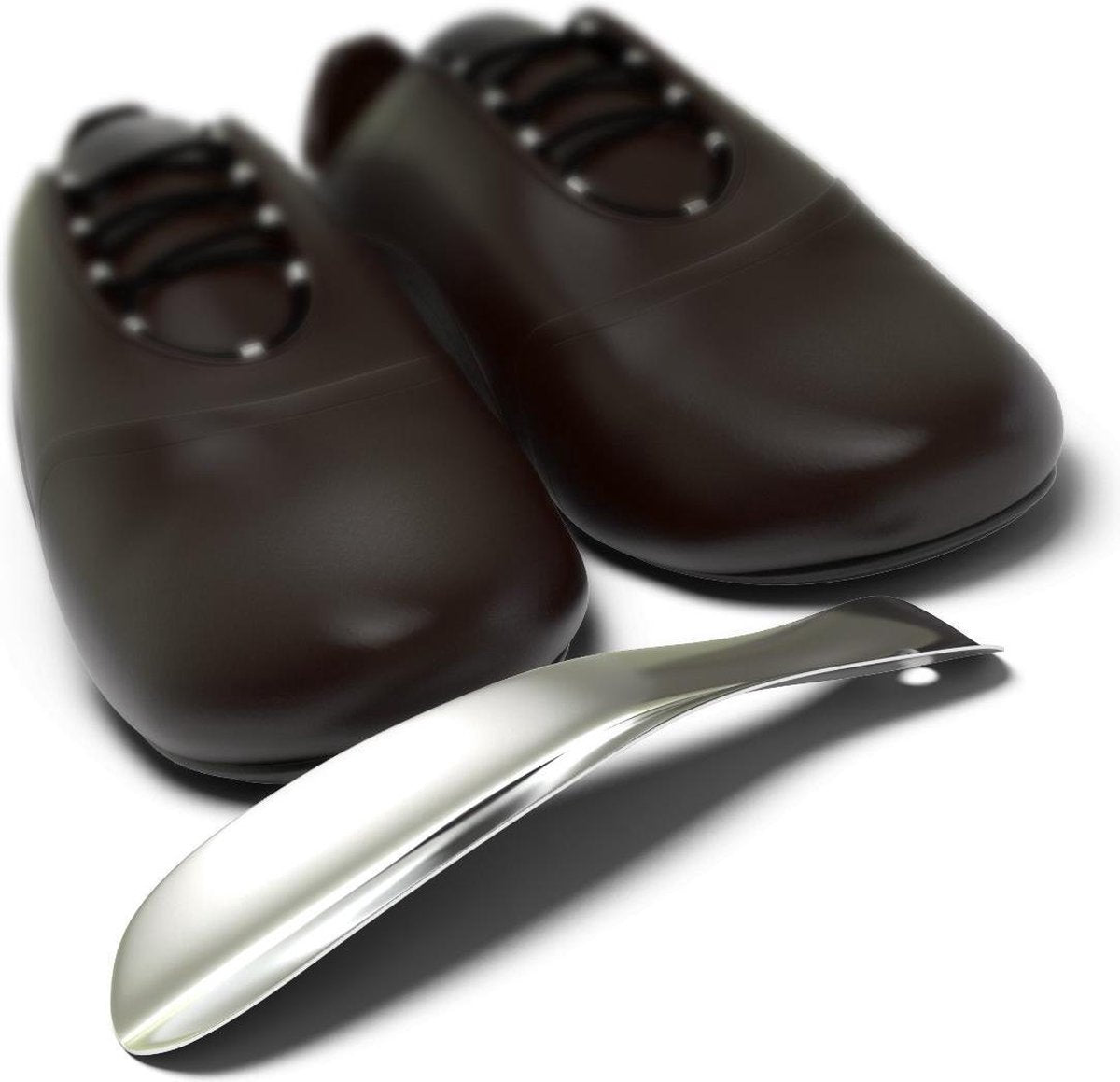 Shoehorn - Stainless Steel - Metal - 15 cm V1188-MS101-00076-1