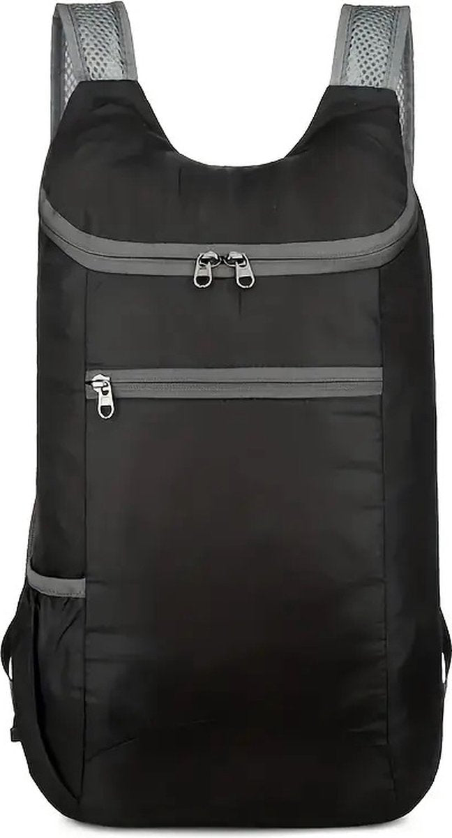 Foldable Lightweight Backpack | Backpack | Splashproof | 2 Compartments with Water Bottle Holder | Incl. V1188-MS101-00079-1
