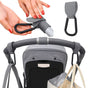 Stroller Bag Hook | Bag Hanger | Stroller Carabiner | Buggy Hook | 1 Piece | Grey V1188-MS101-00082-1