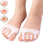 Silicone Toe Corrector 5-Hole | Toe Spreader | Hallux Valgus | Straighten Toes | Shock Absorbing | With Holes V1188-MS101-00096-1