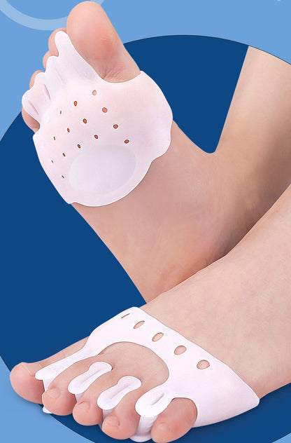 Silicone Toe Corrector 5-Hole | Toe Spreader | Hallux Valgus | Straighten Toes | Shock Absorbing | With Holes V1188-MS101-00096-1