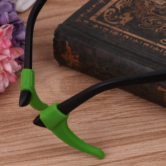 Anti-slip Ear Hooks for Glasses | Glasses Hooks | Glasses Holders | Sunglasses Hook | Silicone | Green | 2 V1188-MS101-00101-1