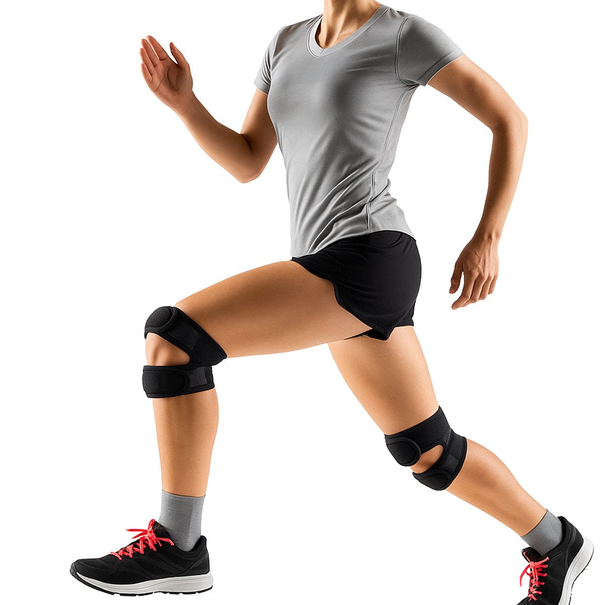 Double Patella Knee Brace | Patella Strap | Knee Support | Knee Protector | Knee Tendon Strap | Knee Bandage V1188-MS101-00105-1