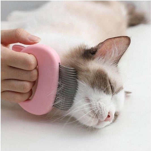 Cat Brush | Cat Comb | Lice Brush | Lice Comb | Elastic Teeth | Detangling Comb | Detangle & Remove Cat Hair V1188-MS101-00108-1
