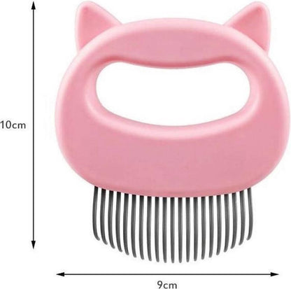 Cat Brush | Cat Comb | Lice Brush | Lice Comb | Elastic Teeth | Detangling Comb | Detangle & Remove Cat Hair V1188-MS101-00108-1