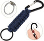 Paracord Survival Keychain with Carabiner | Emergency Kit | Extra Strong | Blue V1188-MS101-00112-1