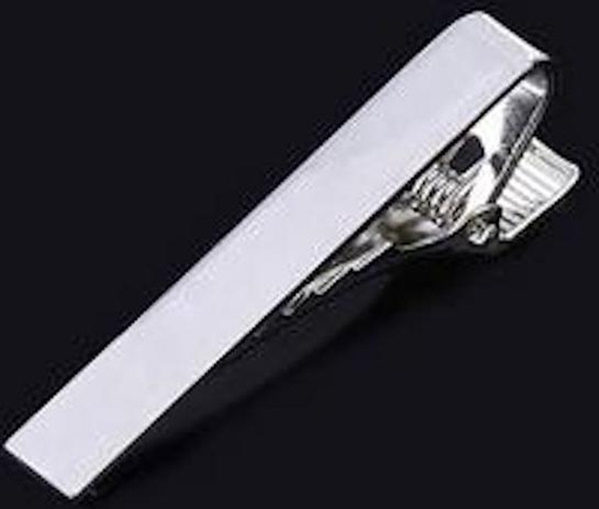 Tie Clip 4 cm by 0.6 cm - Tie Clip - Tie Clip - Silver V1188-MS101-00133-1