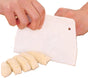Dough scraper I Cake scraper I Dough cutter I Dough scraper I 13 x 9 CM I White V1188-MS101-00136-1