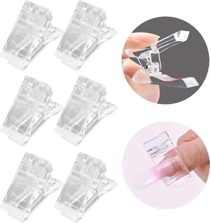 Polygel Clamp | Nail Clamp | Nail Clip | Dual Form Clamp | For Applying Gel Nails V1188-MS101-00141-1