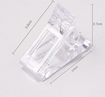 Polygel Clamp | Nail Clamp | Nail Clip | Dual Form Clamp | For Applying Gel Nails V1188-MS101-00141-1