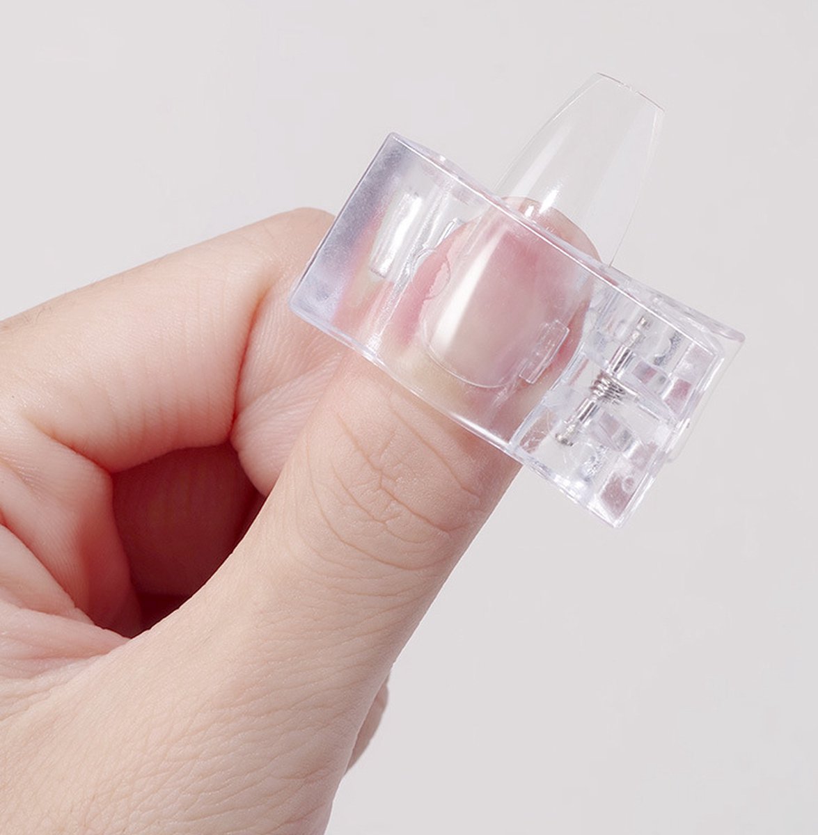 Polygel Clamp | Nail Clamp | Nail Clip | Dual Form Clamp | For Applying Gel Nails V1188-MS101-00141-1