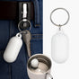 Floating Keychain I ABS I Bumper I Key Driver I Floating I Oval I White V1188-MS101-00148-1