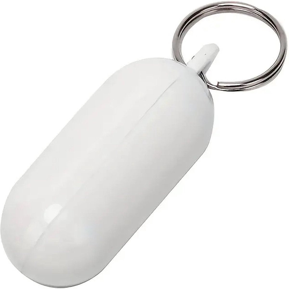 Floating Keychain I ABS I Bumper I Key Driver I Floating I Oval I White V1188-MS101-00148-1