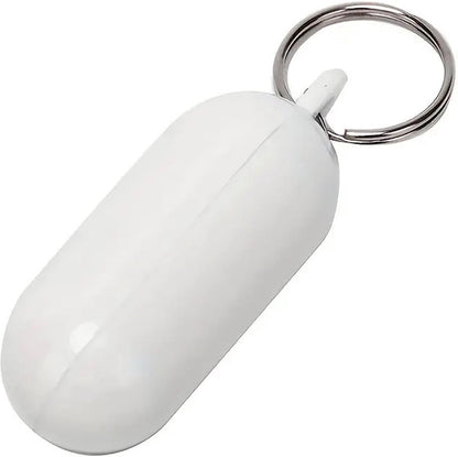 Floating Keychain I ABS I Bumper I Key Driver I Floating I Oval I White V1188-MS101-00148-1