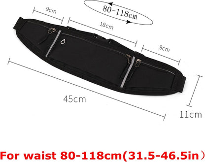 Waist Bag | Running Belt | With Phone Holder | With Smartphone Holder | Reflective | Running Bag | Blue V1188-MS101-00150-1