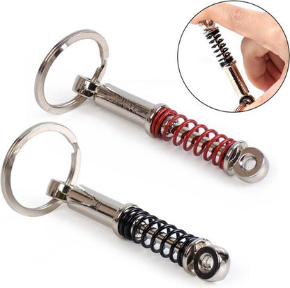 Car Shock Absorber Keychain | Car Key Holder | Shock Absorber Spring Keychain | Universal | Car Accessories | V1188-MS101-00151-1