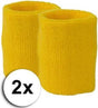 Gold wrist sweatbands 2 pieces V1188-MS101-00153-1