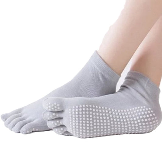 Full Toe Yoga Socks | Full Toe Yoga Sock | With Anti-Slip Bottom | Anti-Slip Socks | Pilates Socks | Size V1188-MS101-00156-1